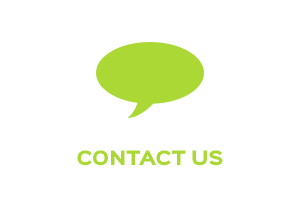 Contact us green chat bubble