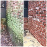 Brick wall washing