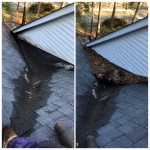 Roof washing project